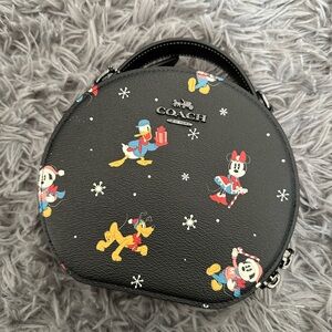 Disney x Coach Canteen Crossbody with Holiday Print